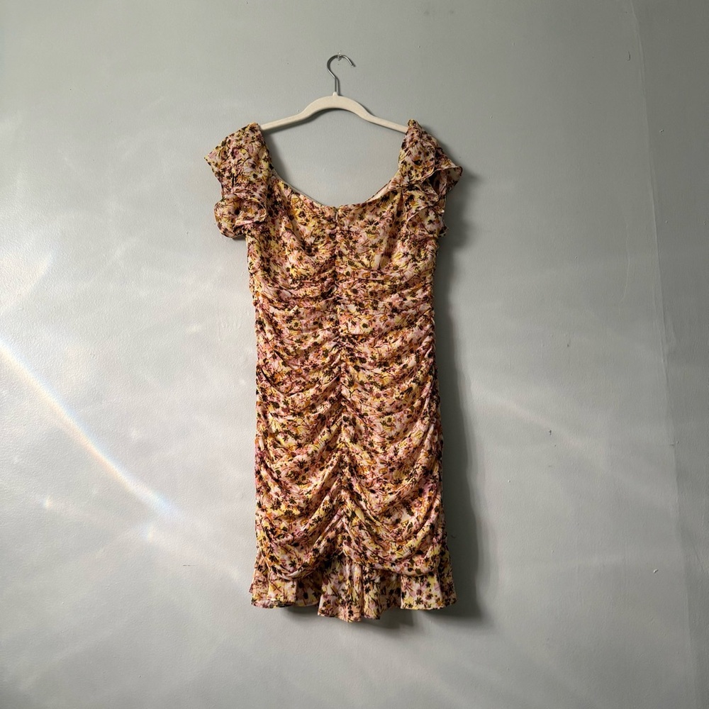 ASTR the label Shirred Flutter Mini Dress - Picture 4 of 4